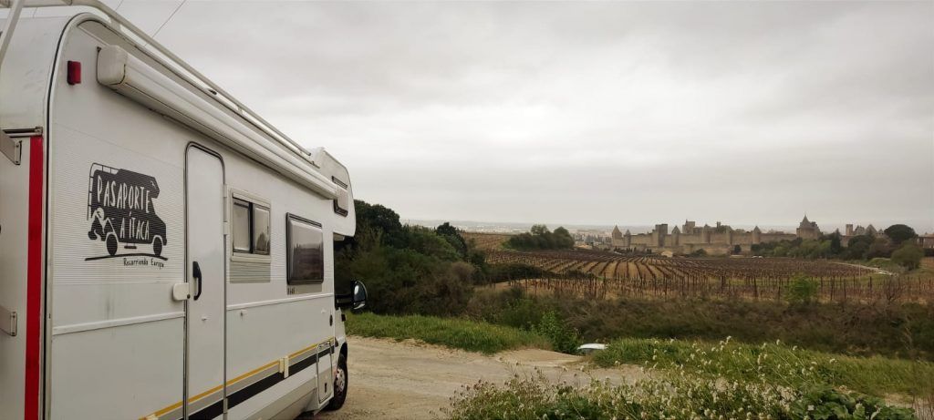 Carcassonne en autocaravana